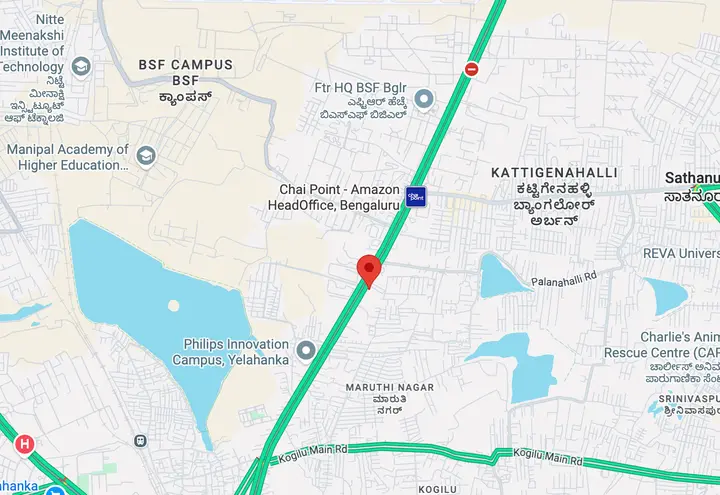 Godrej Aveline location map showing Kogilu Cross NH-44 Yelahanka landmarks Godrej Aveline location map showing Kogilu Cross NH-44 Yelahanka landmarks